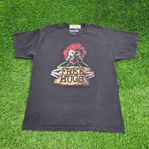 Scary Clowns Horror Shirt M/L 20x26 Black